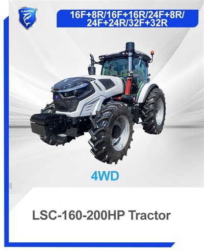 LSC160HP LANSU TRATOR AGRÍCULA AGRICULTURAL TRATORES AGRICULTURAIS 4X4 Agricultio agrícola